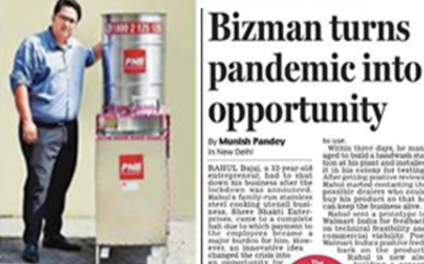 Bizman turns Pandemic into opportunity